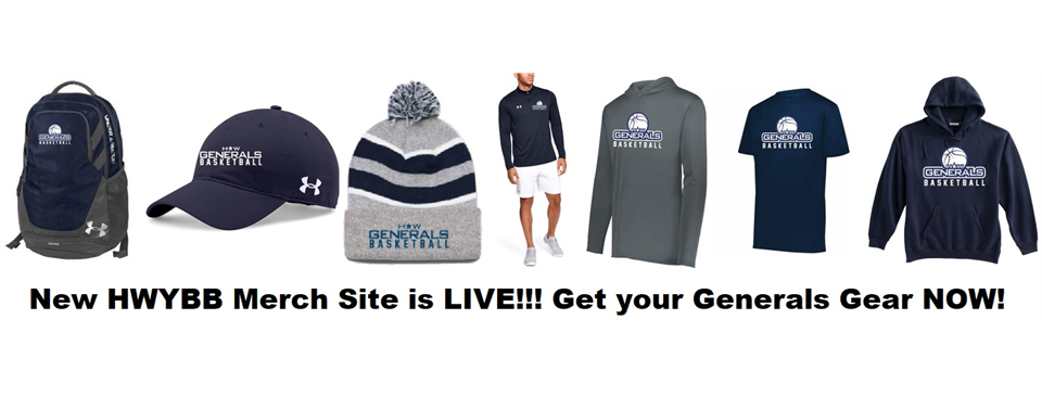 New HWYBB Merch Site is Now LIVE!!! Get your Generals Gear TODAY!